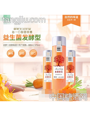 水果宝贝胡萝卜益生菌发酵苦瓜饮品800ml