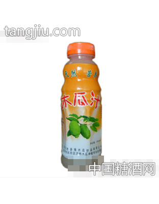 颐生缘木瓜汁瓶装