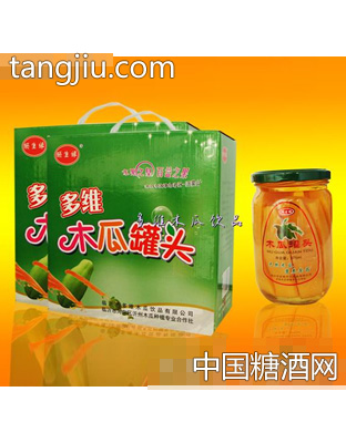 颐生缘木瓜罐头礼盒装