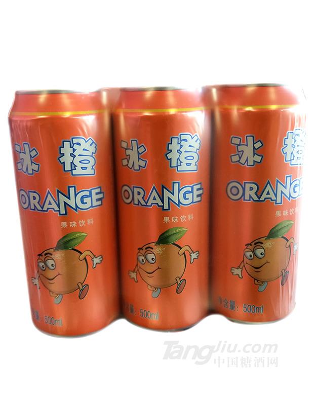 皇威冰橙果味饮料500ml