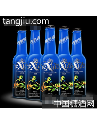 夜逍遥果酒饮品蓝玫瑰275ml