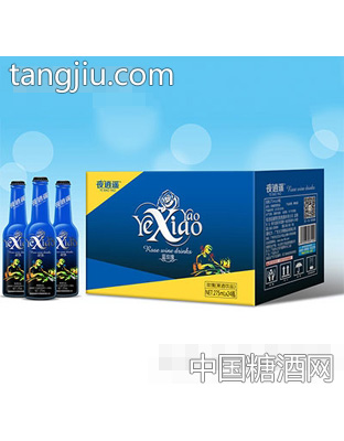 夜逍遥果酒饮品蓝玫瑰270mlx24瓶