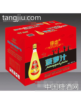 1.5L傣恋菠萝汁外箱