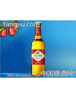 名爵养生枣啤酒500ml瓶装