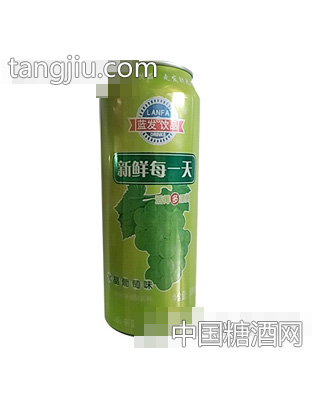 蓝发饮品水晶葡萄味碳酸饮料