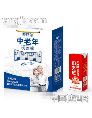益菲尔中老年无蔗糖饮品250mlx12盒