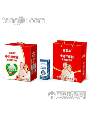益菲尔中老年优钙复合蛋白饮料