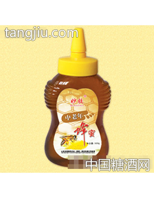 中老年蜂蜜膏500g尖瓶装