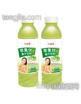 沁神农苹果优果汁饮料500ml
