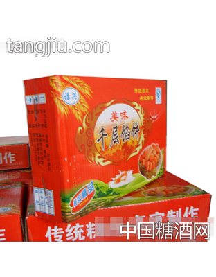 福兴千层馅饼盒装