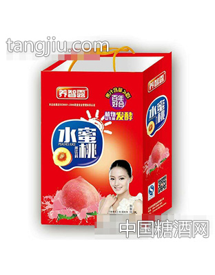 养智露水蜜桃饮料礼盒
