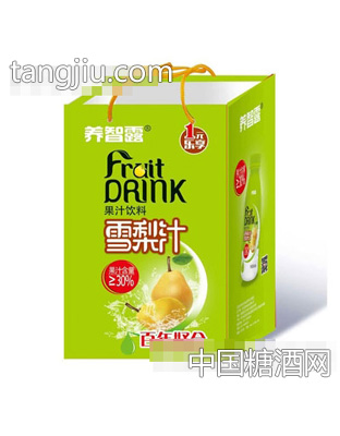 养智露雪梨汁420ml（手提袋）