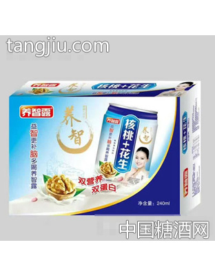 养智露核桃+花生蛋白饮品240ml箱装