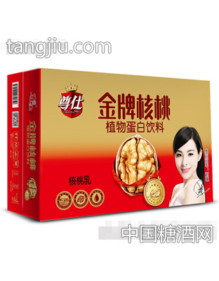 尊仕核桃植物蛋白饮料240ml箱装