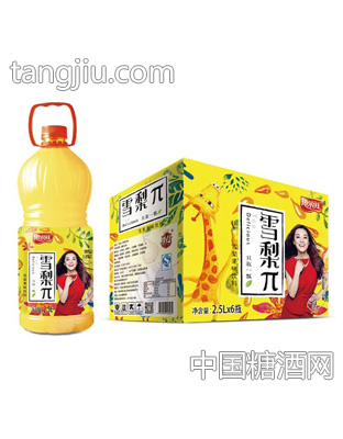 惠尔旺雪梨π水果茶味饮料2.5LX6