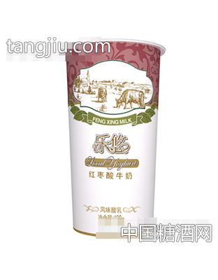 尊享版乐悠红枣酸牛奶180g