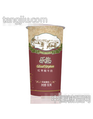 乐悠红枣酸奶180g