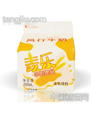 200ml麦乐牛奶饮品