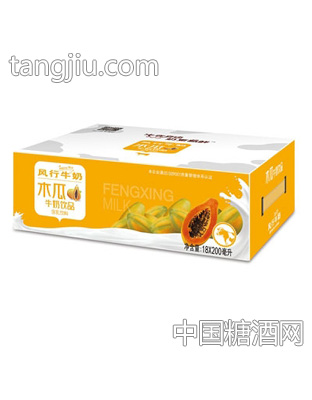 风行木瓜牛奶饮品18x200ml