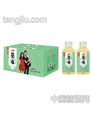 起跑线茶道柚子绿茶500mlx15瓶