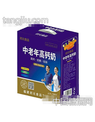 初元食品中老年高钙奶箱装