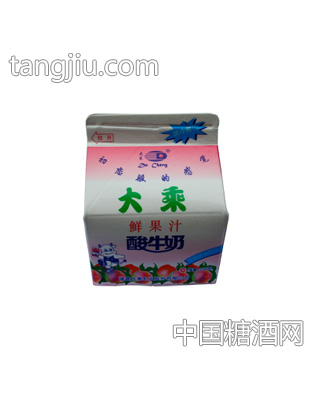 大乘鲜果汁酸牛奶