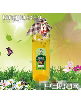 纸顶玻璃瓶装百香果248ml
