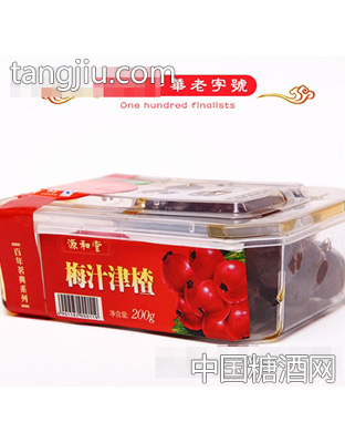源和園梅汁津渣200g