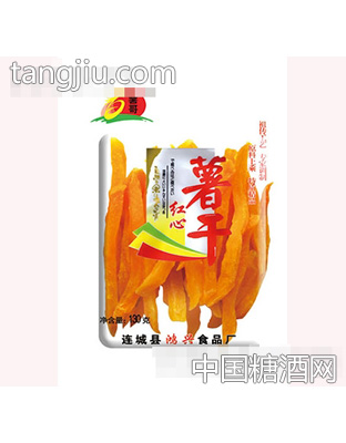 薯哥红心薯干条130g