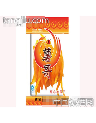 薯哥红心薯干条90g