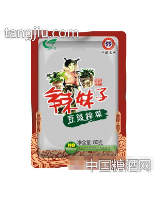 辣妹子80克豆豉榨菜