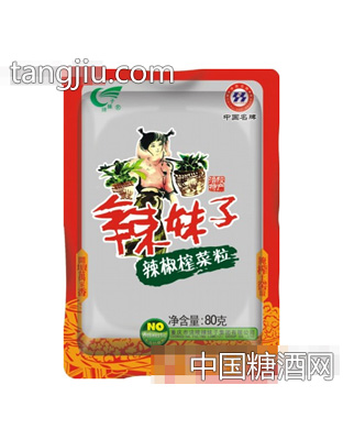 辣妹子80克辣椒榨菜粒