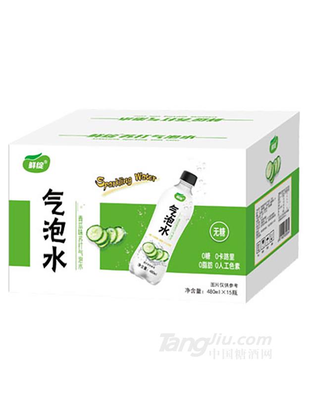 鲜绽气泡水青瓜味苏打气泡水