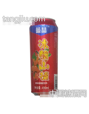 蓝喆冰糖山楂果味碳酸饮料490ml