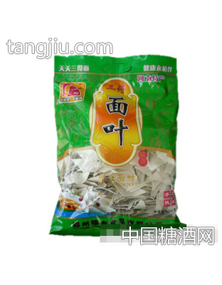 三得绿豆面叶