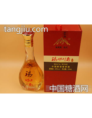 人参玛咖酒（红咖）42度