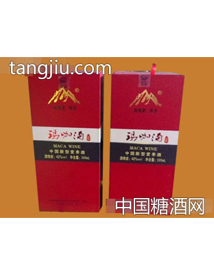 人参玛咖酒（红咖）盒装酒