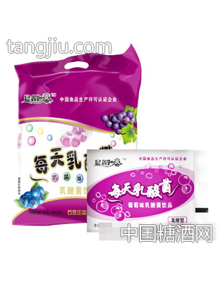 晨鑫如意葡萄味乳酸菌饮品