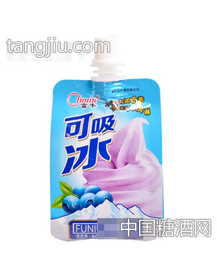富牛蓝莓味可吸冰