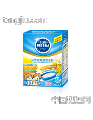 贝纯1段益生元营养米粉