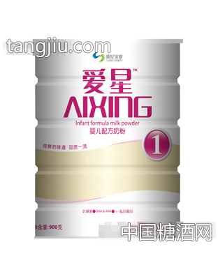 爱星900克1段初生配方奶粉