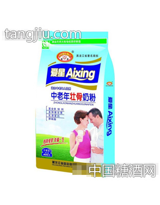 爱星中老年壮骨奶粉400克