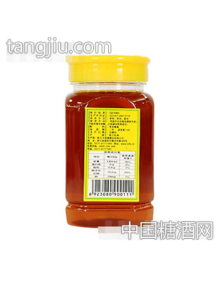 天依蜂枣花蜜500g背面