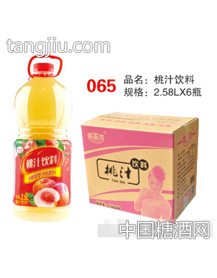 福志达桃汁饮料2.58LX6