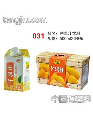 福志达芒果汁饮料500mlX6
