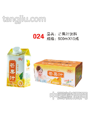 福志达芒果汁饮料500mlX15