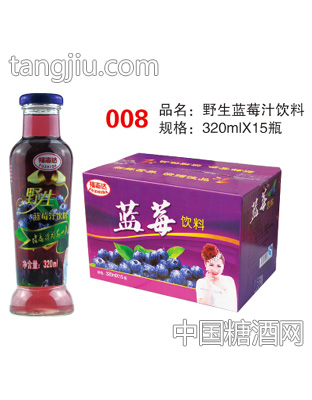 福志达野生蓝莓汁饮料320mlX15
