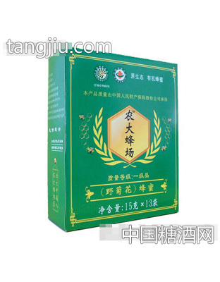 农大蜂场（有机）野菊花蜂蜜15g13袋