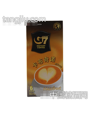 中原G7榛子味卡布奇诺咖啡