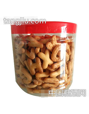 港仁字母饼干罐